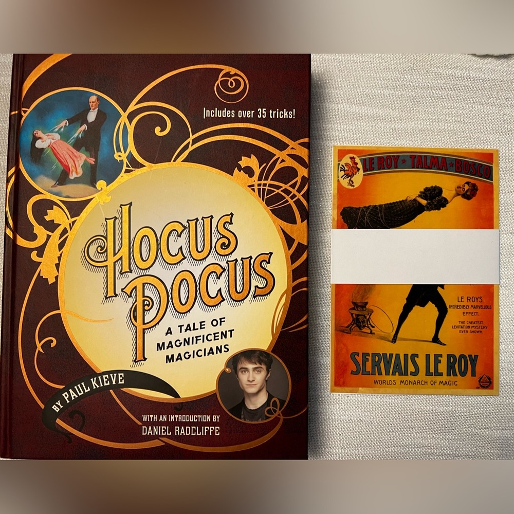 Hocus Pocus: A Tale of Magnificent Magicians by Paul Kieve(2008, Hardcover)cards